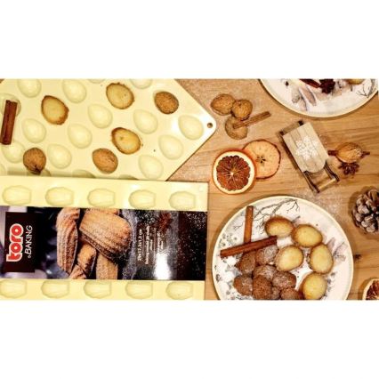 Φόρμα ψησίματος από σιλικόνη TORO σε κρεμ χρώμα