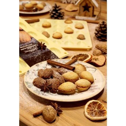 Φόρμα ψησίματος από σιλικόνη TORO σε κρεμ χρώμα