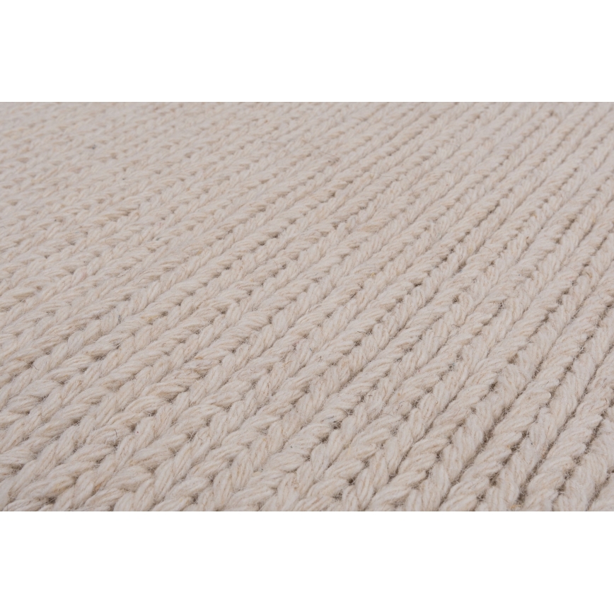 Φυσικό χαλί FIR WOOL 120x170 cm 2600 g/m2 εκρού