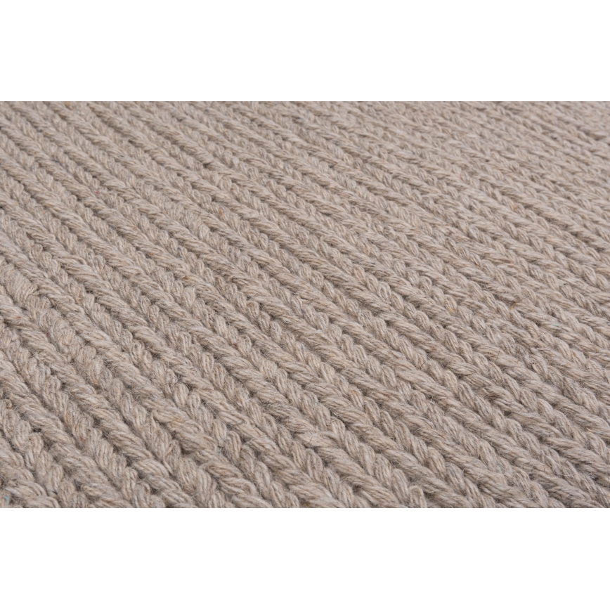 Φυσικό χαλί FIR WOOL 120x170 cm 2600 g/m2 μπεζ