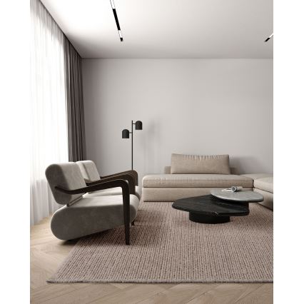 Φυσικό χαλί FIR WOOL 160x230 cm 2600 g/m2 μπεζ