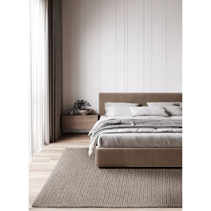 Φυσικό χαλί FIR WOOL 160x230 cm 2600 g/m2 μπεζ