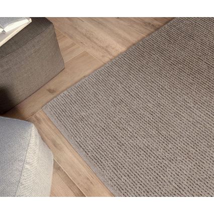 Φυσικό χαλί FIR WOOL 160x230 cm 2600 g/m2 μπεζ