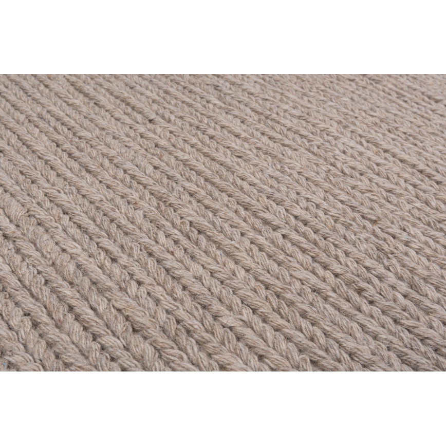 Φυσικό χαλί FIR WOOL 160x230 cm 2600 g/m2 μπεζ