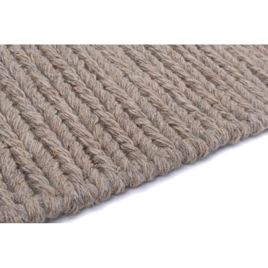 Φυσικό χαλί FIR WOOL 160x230 cm 2600 g/m2 μπεζ