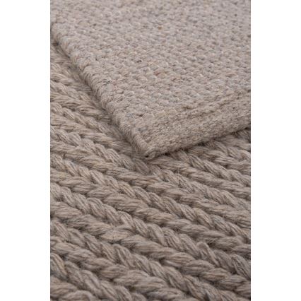 Φυσικό χαλί FIR WOOL 160x230 cm 2600 g/m2 μπεζ