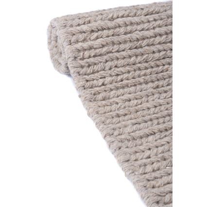 Φυσικό χαλί FIR WOOL 160x230 cm 2600 g/m2 μπεζ