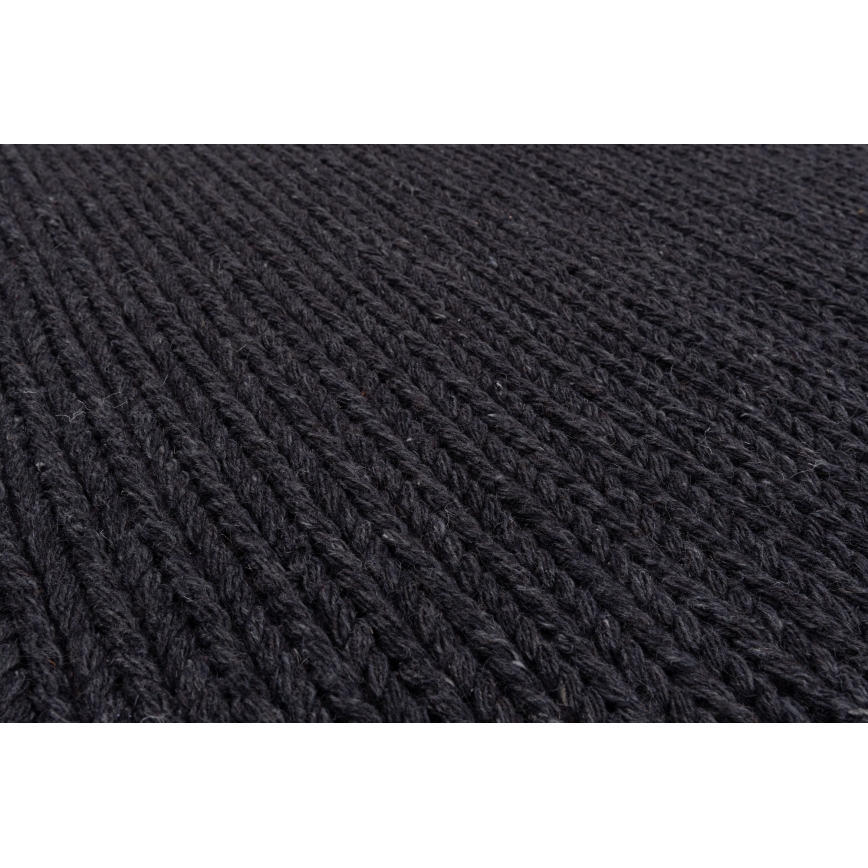 Φυσικό χαλί FIR WOOL 70x140 cm 2600 g/m2 ανθρακί