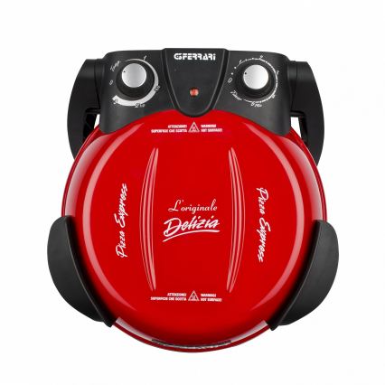 G3Ferrari G1000602 - Φούρνος πίτσας DELIZIA 1200W/230V κόκκινος