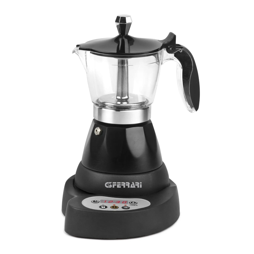 G3Ferrari G1004500 - Ηλεκτρική καφετιέρα Moka RISVEGLIO 400W/230V σε μαύρο χρώμα