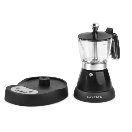 G3Ferrari G1004500 - Ηλεκτρική καφετιέρα Moka RISVEGLIO 400W/230V σε μαύρο χρώμα