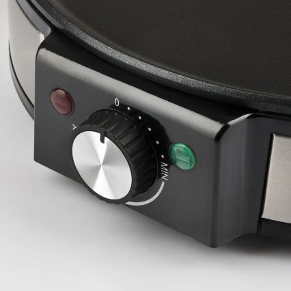 G3Ferrari G1009800 - Κρεπιέρα PROFI-CREPE 1200W/230V ανοξείδωτο/μαύρο