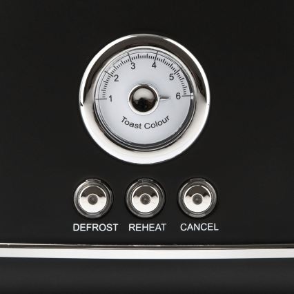 G3Ferrari G1013400 - Φρυγανιέρα δύο θέσεων ARTISTA 750W/230V μαύρη