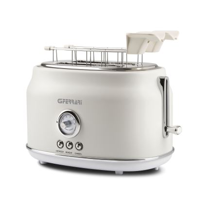 G3Ferrari G1013401 - Φρυγανιέρα ARTISTA για 2 φέτες 750W/230V λευκή