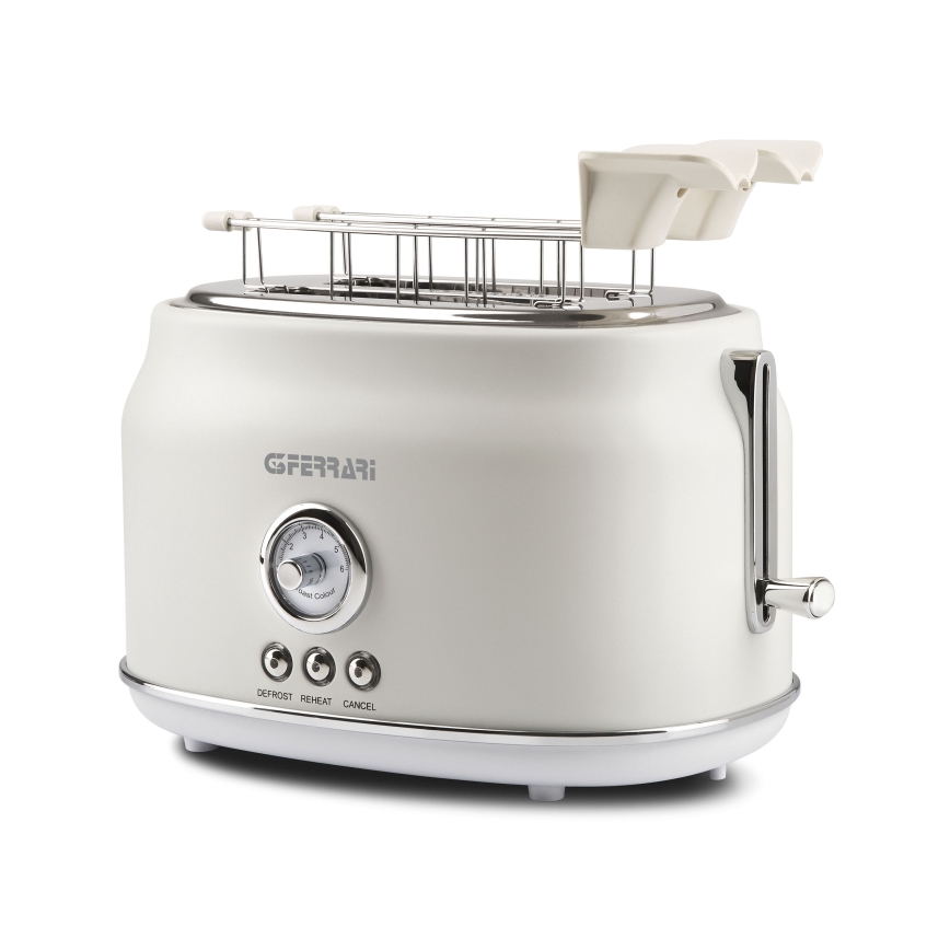G3Ferrari G1013401 - Φρυγανιέρα ARTISTA για 2 φέτες 750W/230V λευκή