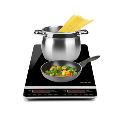 G3Ferrari G1013900 - Διπλή επαγωγική εστία DINAMIKO 3100W/230V μαύρη