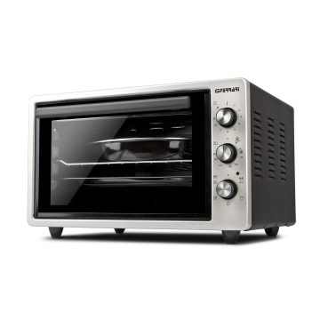 G3Ferrari G1015200 - Φούρνος θερμού αέρα ROSTO 1500W/230V 37 l ανοξείδωτος/μαύρος