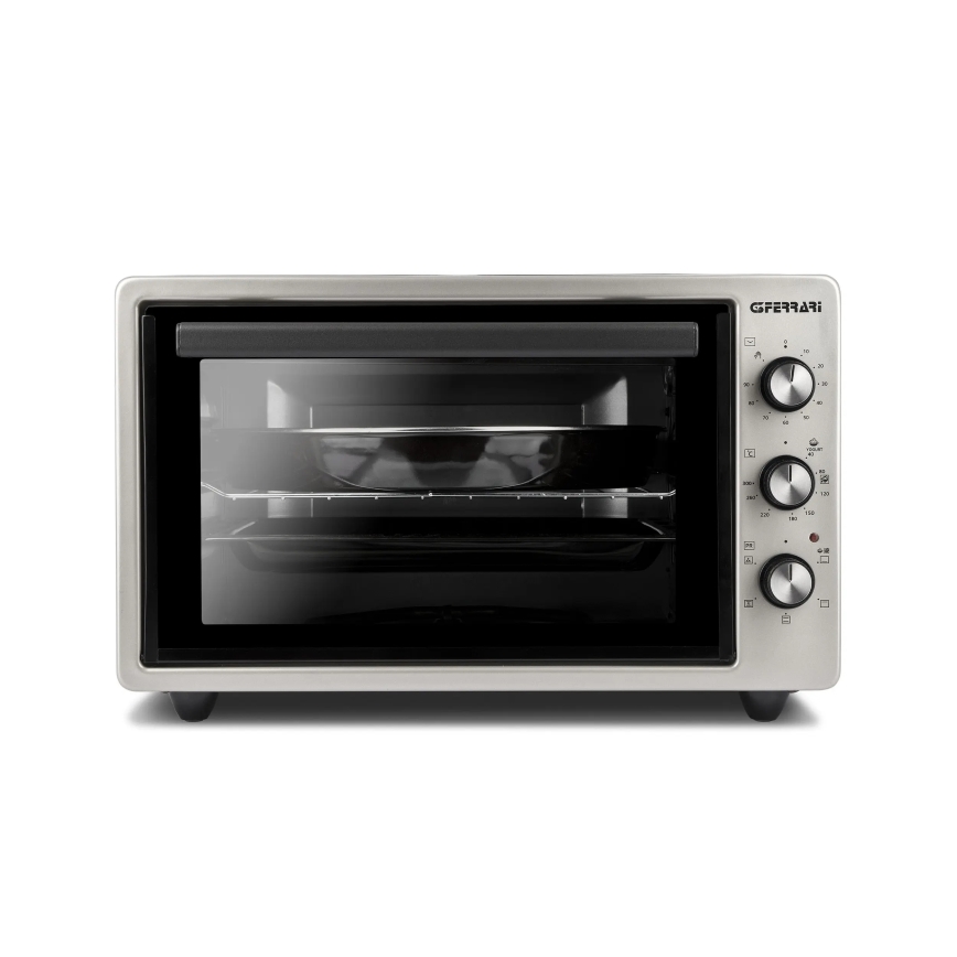 G3Ferrari G1015200 - Φούρνος θερμού αέρα ROSTO 1500W/230V 37 l ανοξείδωτος/μαύρος