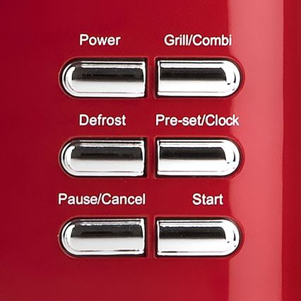 G3Ferrari G1015502 - Φούρνος μικροκυμάτων με γκριλ 1150W/230V 20 l κόκκινος