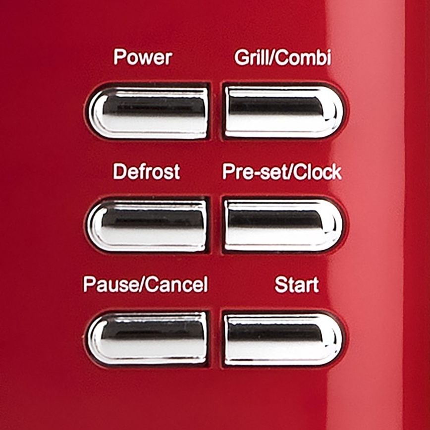 G3Ferrari G1015502 - Φούρνος μικροκυμάτων με γκριλ 1150W/230V 20 l κόκκινος