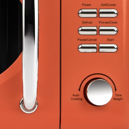 G3Ferrari G1015509 - Φούρνος μικροκυμάτων με γκριλ, 1150 W / 230 V, 20 L, πορτοκαλί