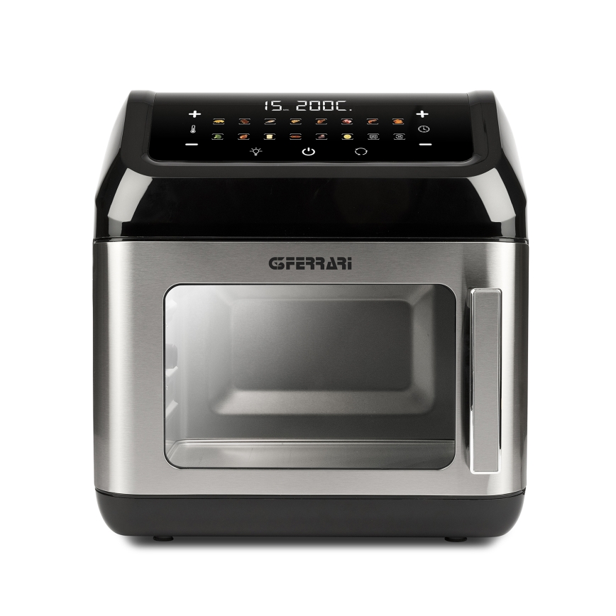 G3Ferrari G1018700 - Πολυλειτουργικός φούρνος FRIGGISANO 1700W/230V 13 l μαύρο/ανοξείδωτο