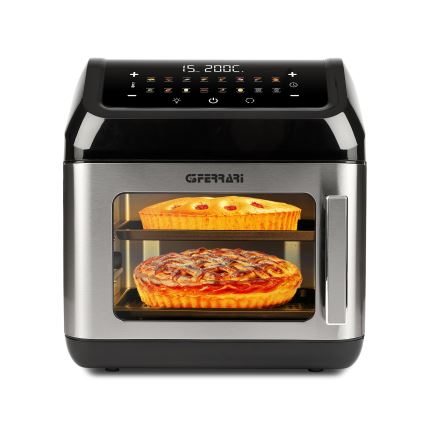 G3Ferrari G1018700 - Πολυλειτουργικός φούρνος FRIGGISANO 1700W/230V 13 l μαύρο/ανοξείδωτο