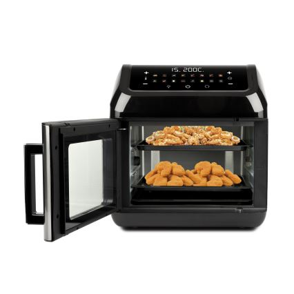 G3Ferrari G1018700 - Πολυλειτουργικός φούρνος FRIGGISANO 1700W/230V 13 l μαύρο/ανοξείδωτο