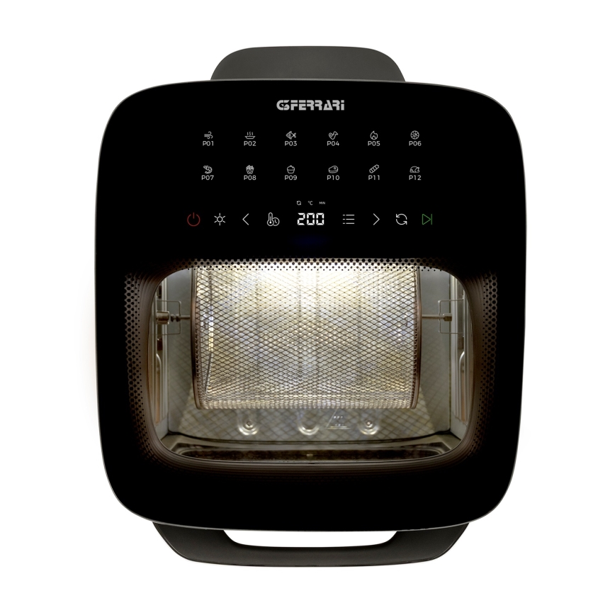 G3Ferrari G1021900 - Αεροφριτέζα FRIGGISANO 1800W/230V 13 l ανοξείδωτο/μαύρο