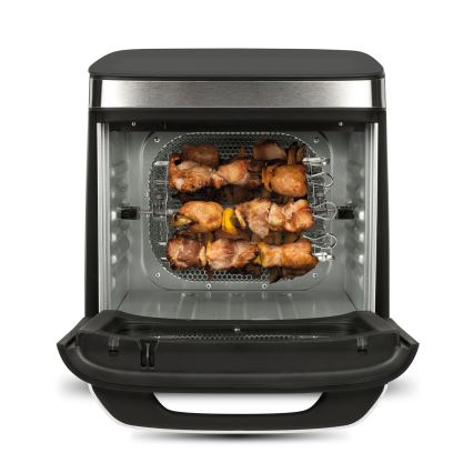 G3Ferrari G1021900 - Αεροφριτέζα FRIGGISANO 1800W/230V 13 l ανοξείδωτο/μαύρο