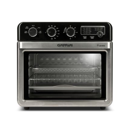 G3Ferrari G1022100 - Φούρνος αερόθερμος με ενσωματωμένη φριτέζα 2000W/230V 32 l από ανοξείδωτο ατσάλι