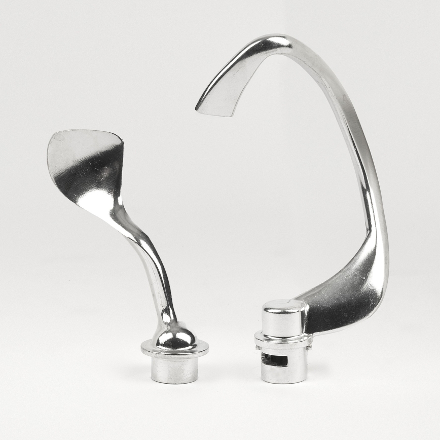 G3Ferrari G2016400 - Επιτραπέζιο μίξερ PASTAIO με διπλό γάντζο, 8 l, 1800W/230V, με χρώμιο