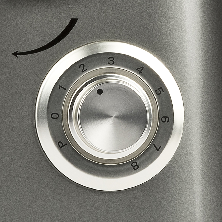 G3Ferrari G2016400 - Επιτραπέζιο μίξερ PASTAIO με διπλό γάντζο, 8 l, 1800W/230V, με χρώμιο