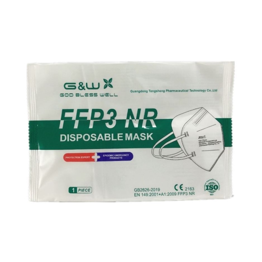 G&W™ GDGP3 Αναπνευστήρας FFP3 NR CE 2163 1 τμχ