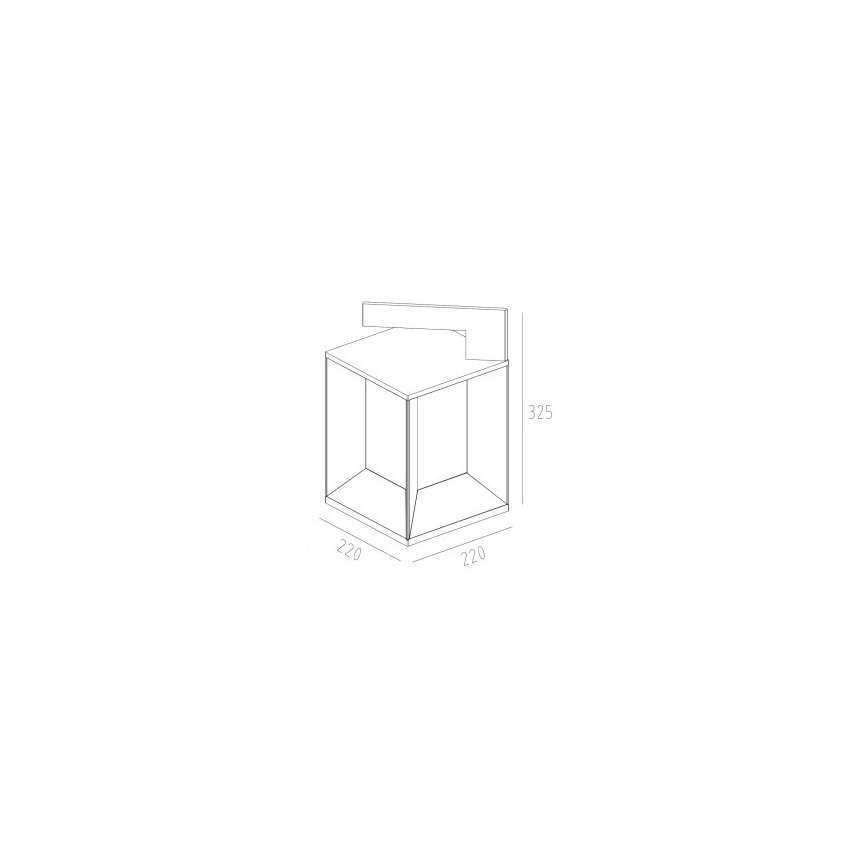 Gardino LX1222 - LED Φωτιστικό εξωτερικού χώρου ZAFFERANO LED/18W/230V IP65