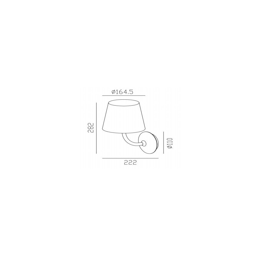 Gardino LX1791 - LED  Απλίκα τοίχου εξωτερικού χώρου VIOLA LED/7W/230V IP65