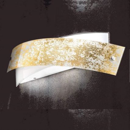 Gea Luce CAMILLA A M oro - Φωτιστικό τοίχου CAMILLA 4xE14/28W/230V 54 cm χρυσαφί
