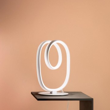 Gea Luce DIVA L TITANIO - Επιτραπέζια λάμπα dimming LED DIVA LED/17W/230V γκρι