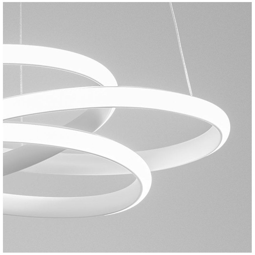 Gea Luce DIVA S G BIANCO - Led Dimmable κρεμαστό φωτιστικό οροφής DIVA LED/44W/230V λευκό