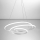 Gea Luce DIVA S G TITANIO - Led Dimmable κρεμαστό φωτιστικό οροφής DIVA LED/44W/230V γκρι