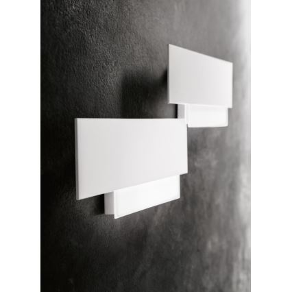 Gea Luce DOHA A G B - Φωτιστικό τοίχου LED DOHA LED/25W/230V 70 cm λευκό