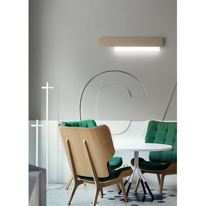 Gea Luce DOHA A G T - Φωτιστικό τοίχου LED DOHA LED/25W/230V 70 cm μπεζ