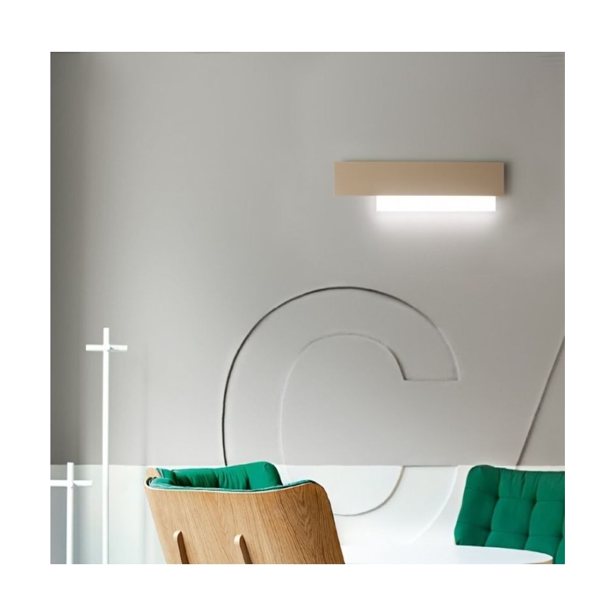 Gea Luce DOHA A P T - Φωτιστικό τοίχου LED DOHA LED/15W/230V 40 cm μπεζ