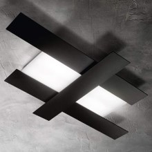 Gea Luce DOHA P G N - Φωτιστικό οροφής LED DOHA LED/50W/230V 104 cm μαύρο