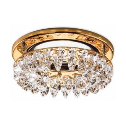 Gea Luce GFA100 - Χωνευτό φωτιστικό 1xGU10/6,5W/230V χρυσαφί