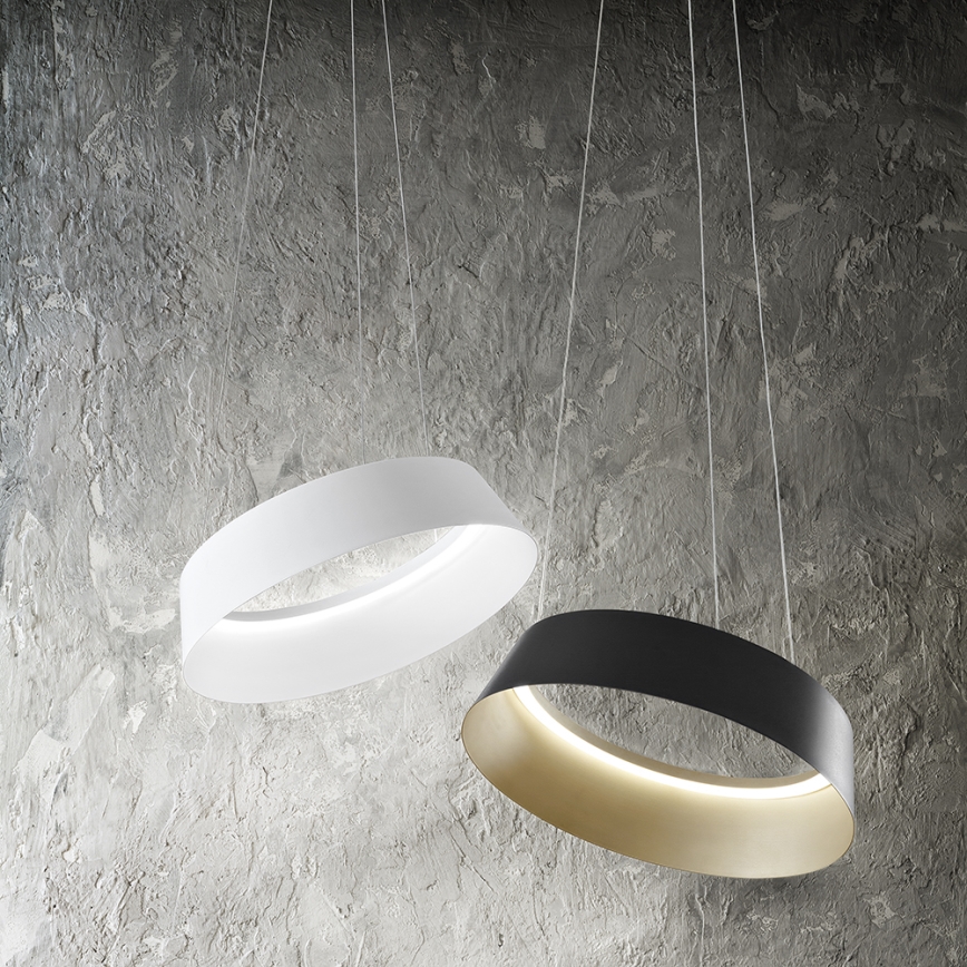 Gea Luce JULIETTE S B - Led Dimmable κρεμαστό φωτιστικό οροφής JULIETTE LED/50W/230V λευκό