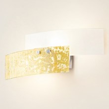 Gea Luce LARA A P oro - Φωτιστικό τοίχου LARA 2xE14/42W/230V χρυσαφί