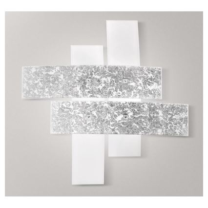 Gea Luce LARA P G arg - Φωτιστικό οροφής LARA 4xE27/52W/230V 91 cm ασήμι