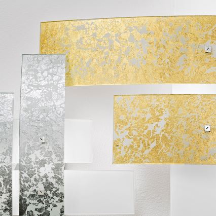 Gea Luce LARA P P arg - Φωτιστικό οροφής LARA 2xE27/52W/230V 50 cm ασήμι
