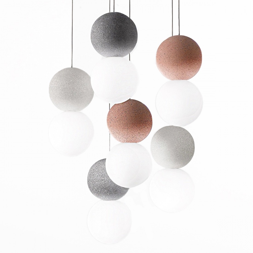 Gea Luce SFERA S6 G - Πολύφωτο με συρματόσχοινο SFERA 6xG9/28W/230V